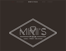 Tablet Screenshot of mimispizza.com